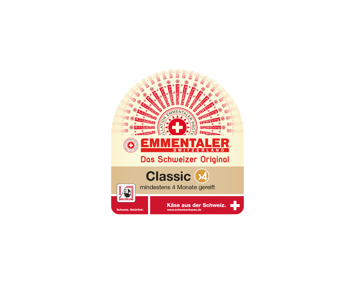 Etikette Emmentaler AOP Classic