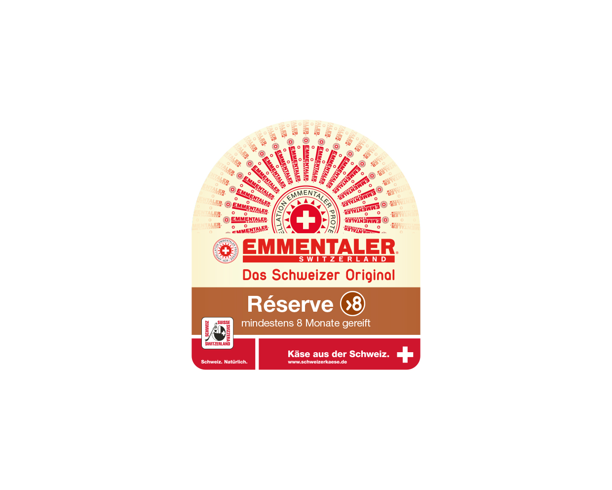 Etikette Emmentaler AOP Reserve